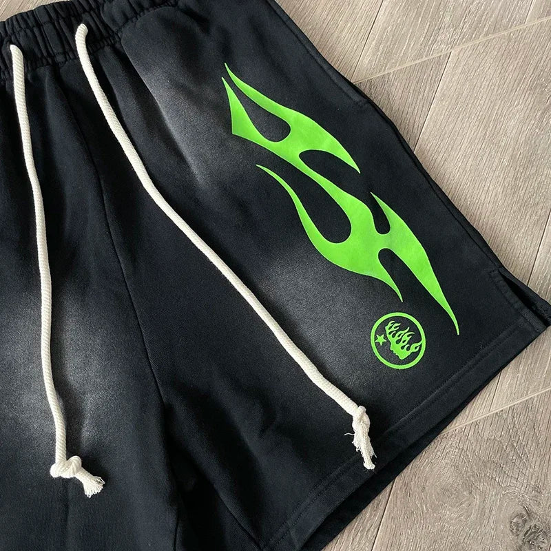 Hellstar Flame Shorts