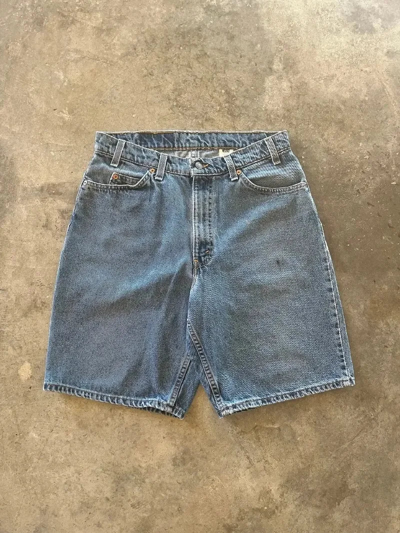 8 Ball Embroided Jorts